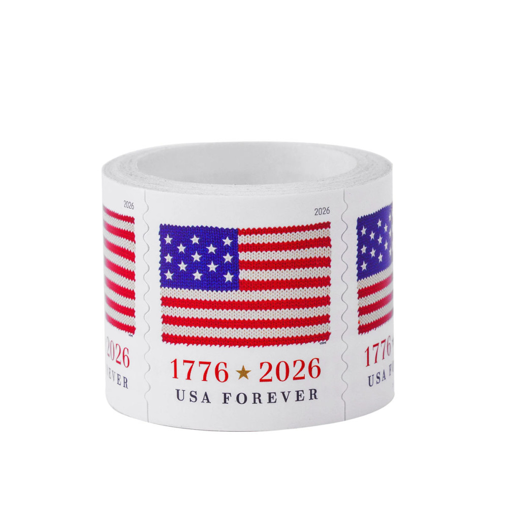 (2026) U.S. Flag Forever Stamps, Roll of 100