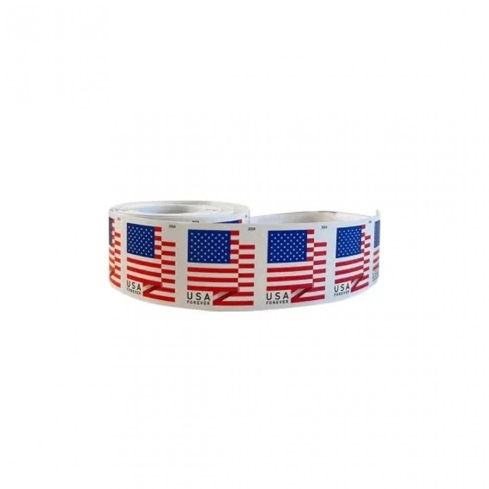 (2018) USPS Forever American Flag Stamps Rolls